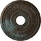 Ekena Millwork Melonie Ceiling Medallion (Fits Canopies up to 6 3/8"), 16"OD x 3 5/8"ID x 3/4"P, Bronze Blue Patina CM16MLBBS - alternate 1